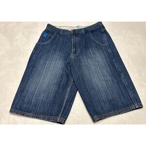 Notorious BIG Shorts Mens 38 Denim Jean Shorts Bad Boy Hip Hop Vintage 90s Denim